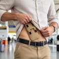 thumbnail image 2 of Luckky 3-in-1 Hidden Pocket Travel Wallet, Foldable Under-Clothing Money Holder Nylon Secure Wallet for Passport Cash Cards, Lightweight Passport Holder for Men & Women Vacation Essentials, 2 of 9