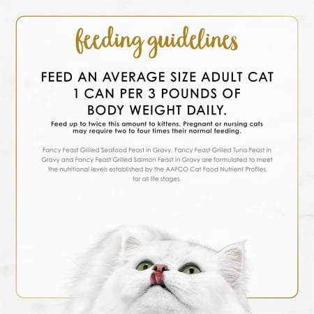Purina Fancy Feast Wet Cat Food Seafood, 3 oz Cans (24 Pack) - Image 4