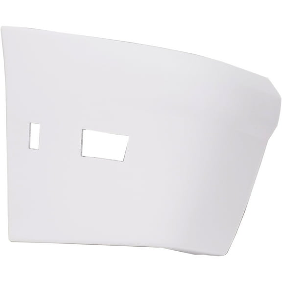Bumper End Compatible with 2010-2013 Ford Transit Connect Rear, Left Driver Plastic Primed