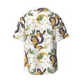thumbnail image 2 of Wukai Snake And Moon Men's Casual Short-Sleeve Button Down Shirt - Lightweight Summer Dress Shirt for Daily Wear-XX-Large, 2 of 7