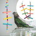 thumbnail image 4 of Bird Ladder Toy Parakeet Stand Perch Bird Cage Ladder Wooden Bird Ladder Bird Cage Toy, 4 of 9