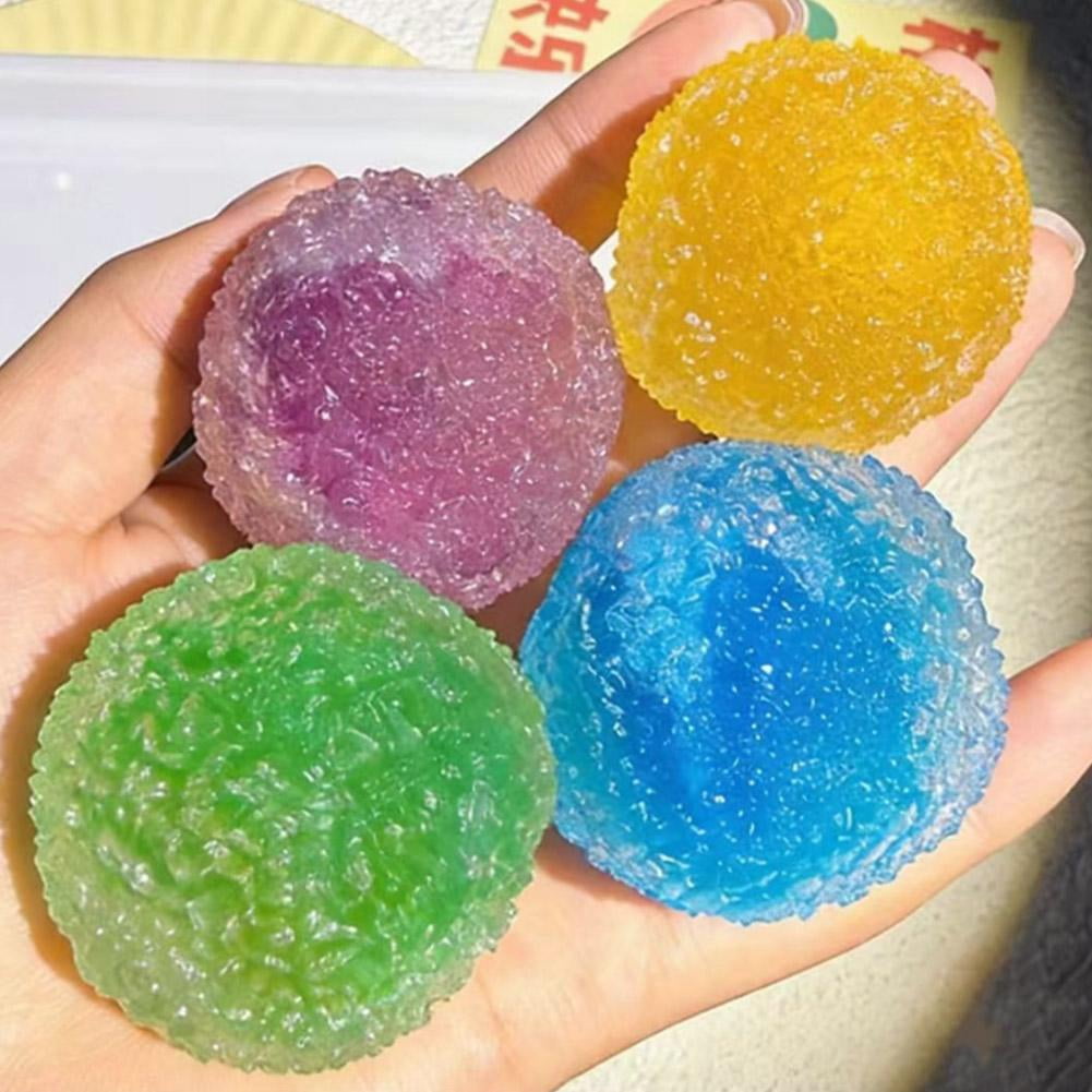 7 Packs Mini Stress Balls,High Density Solid Toys, 1.6" Sensory Fidget for Classroom, office