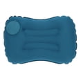 thumbnail image 1 of Almohada de Camping Inflable de 1 Pc con Acción de Bomba Azul Pavo Real Seda de Leche, 1 of 6
