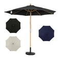 thumbnail image 5 of Cenote 9-ft Octagon Market Umbrella - Champagne - Breez-Tex Canopy, 5 of 6