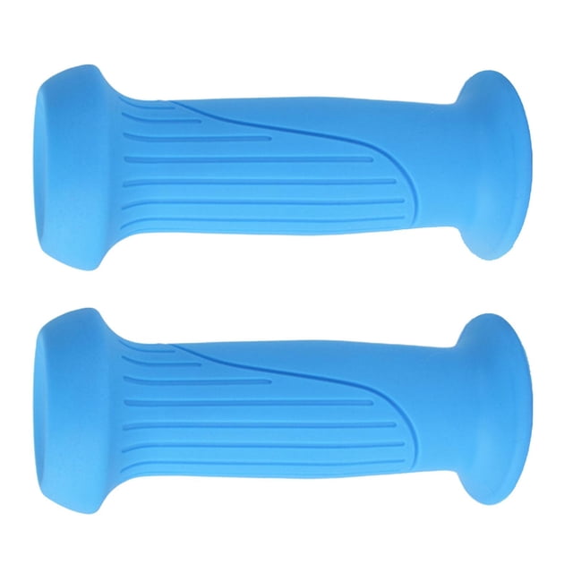 2 piezas de puños de manillar de bicicleta para niños, puños de manillar de bicicleta de repuesto. Azul