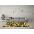 thumbnail image 3 of Ahgly Company Indoor Rectangle Abstract Orange Modern Area Rugs, 7' x 9', 3 of 4