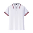 thumbnail image 2 of UACY Boys Polo Shirts Short Sleeve Vintage Knit Golf Shirts School Uniform Shirt Kids Casual Tee Tops, 2 of 9