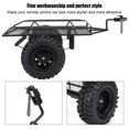 thumbnail image 1 of Trx4 Trailer Rc Car Trailer Metal Rc Bucket Trailer Simulation Trailing Car For Trx4 D90 Scx10 Cc01 1 10 Diy Parts, 1 of 7