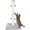 Grey, variant on PETGLE 29'' Cat Scratching Post, Natural Sisal Rope Scratch Post with 4 Teasing Toy Balls for Large Cats (Beige)