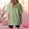 thumbnail image 3 of Ankishi 6 7 Couple Matching Shirt Crewneck Casual Short Sleeve Valentine Six Seven Shirt Cotton Tops for Her Date Night, 3 of 6