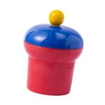 thumbnail image 4 of Lipstore Pot à Bonbons 0.5 L avec Couvercle Pot à Biscuits pour Table à Manger Buffet Restaurant Rouge Bleu Jaune, 4 of 8
