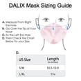 thumbnail image 2 of DALIX Exclusive Charmeuse Satin 3 Layer Face Mask in Pink - L-XL, 2 of 5