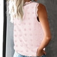 thumbnail image 4 of Askfv Womens Lace Tank Top Summer Camisole Sleeveless Jacquard Shirt, 4 of 4