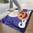 thumbnail image 3 of Evil Pumpkin Ghost Front Door Mat,Home Decor Happy Halloween Mat 17x30 Inch Door Mats for Kitchen Nursery Floor Entryway Rug, 3 of 6