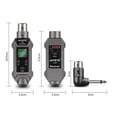 thumbnail image 3 of Microphone Wireless System Mic HD Display Wireless Transmitter Receiver Ndcxsfigh Para estrenar, 3 of 3