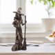 thumbnail image 4 of Witch Figurine Retro Exquisite Resin Charming Miniature Statue Art Sculpture for Halloween and Home, 4 of 5
