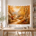 thumbnail image 5 of Mountain Lake Winding with Dirt Path Blanketed Fallen, Mystical Fantasy for Space Lovers, Galaxy Room Decor, Valentine'S Day Gift, Tapestry Wall Hanging for Bedroom and Dorm, 5 of 7