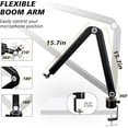 thumbnail image 3 of SUNMON Gaming Microphone Stand - Boom Arm for Yeti, QuadCast Mic and Most Microphones, Flexible Metal Mic Arm Stand Desk Mount with 5 Freely Adjustable Joints, 3 of 8