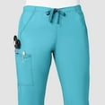 thumbnail image 4 of Wink WonderFLEX Grace - Women's Flare Leg Cargo Scrub Pant, Aqua, M Tall, 4 of 7