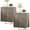 Grey, variant on Buildhom 23" Fluted Nightstand with Charging Station, 3-Drawer Wood End Table for Adult Bedroom, Closet, White