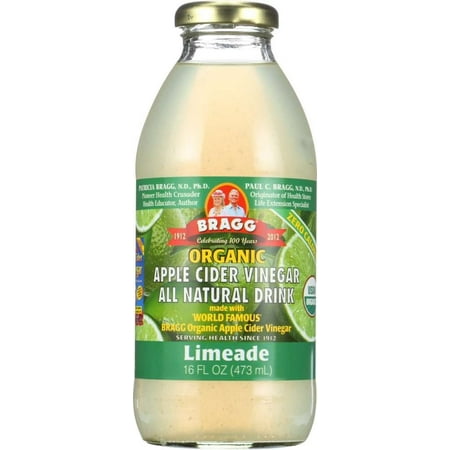 Bragg Organic Apple Cider Vinegar Drink, Limeade, 16 Fl Oz