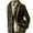 Army Green, variant on ZCFZJW Mens Military Lapel Collar Jackets Casual Solid Color Long Sleeve Single Breasted Long Coat Outwear Tops with Multi-Big Pockets Army Green XXL