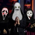 thumbnail image 5 of MáScara Halloween, Halloween MáScara Fantasma Cara, MáScara Fantasma Grito, Halloween Horror MáScara Cabeza Completa, Accesorio Disfraces Halloween, Para Halloween Carnaval Fiestas Disfraces, 5 of 5