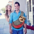 thumbnail image 5 of Transportín tipo bandolera para perros, de malla transpirable, ideal para viajar con tu mascota y con las manos libres., 5 of 5