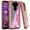 Paris Tower ROSE GOLD, variant on GSA Liquid Glitter Love Candy Case for LG Aristo 5 - Rose Gold