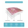 thumbnail image 5 of Pink Marble Twin Size Down Alternative Comforter, Lightweight Comforter Quilt Bedding Set with Pillow Shams Modern Ink Painting Abstract Golden All Seasons Bed Comforter Duvet Insert 68"x86", 5 of 7