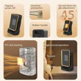 thumbnail image 2 of Portable Electric Space Heater Ceramic Hot Air Fan Desktop Indoor Room Office, 2 of 12