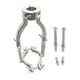 thumbnail image 5 of Adaptador de taladro para agujeros cuadrados perfecl accesorios de taladro de acero inoxidable plata con 4x partes, 5 of 8