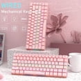 thumbnail image 2 of AK33 Mechanical Keyboard, Wired Rainbow Backlit USB Gaming Mechanical Keyboard For Gamers(Blue switch), 2 of 8