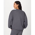 thumbnail image 3 of Hanes Ultimate Men's Heavyweight Fleece Crewneck Sweatshirt Charcoal Heather 3XL, 3 of 8