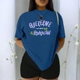 thumbnail image 3 of Playera Blusa De Quererme A Mi Misma Es Mi Revolucion Dia De La Mujer Color Azul Talla Mediana Marca Emil SaEs, 3 of 4