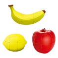 thumbnail image 1 of Fruit Magic Cube Pack Professional Stickerless Pear Orange Peach Cube Puzzle Game Speed Cubing Funny Toys, Three-Piece Suit, 1 of 8