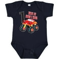 thumbnail image 3 of Inktastic Monster Truck How I Roll 1st Birthday Boys Baby Bodysuit, 3 of 5