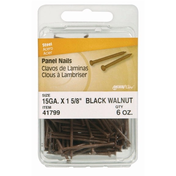 HILLMAN Anchor Wire 1-5/8 in. Panel Coated Steel Nail Flat Head 6 oz