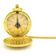 thumbnail image 2 of Classic Gold Tone Look Masonic Compass Square Pattern Watch Pocket Watch, 2 of 2