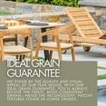 thumbnail image 6 of Nordic Teak 39" x 19" Oiled Double Framed Shower and Bath Mat - Brown, 6 of 11