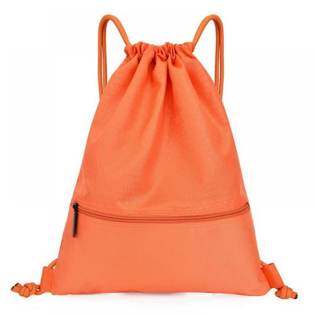 CNKOO 2 Pack Basketball Gym Drawstring Bags Sport Waterproof Draw String Back Cinch Sack Backpack Gifts for Boys Girls
