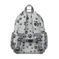 thumbnail image 3 of Paw Prints and Bones Backpack for School,Cute School Bag,Schoolbag with Adjustable Shoulder Straps & Padded Back,15.25"x11.5"x5.25", 3 of 6
