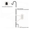 thumbnail image 6 of Darzheoy Shepherd Hooks Garden Planter Stakes for Bird Feeders, Hanging Plant Holders Baskets, Weddings, Lanterns, 6 of 8