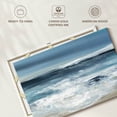 thumbnail image 6 of Elephant Stock Long Beach Waves Wall Art - Horizontal Canvas Wall Art - Living Room Wall Decor - Abstract Canvas - Blue And White Decor By Carol Robinson - 12" x 8", 6 of 8