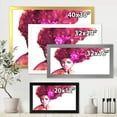 thumbnail image 4 of Designart 'Portrait of Afro American Woman VI' Modern Framed Art Print, 4 of 4