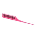 thumbnail image 1 of 3-Row Teeth Teasing Comb Detangling Brush Rat Tail Comb Adding Volume Back Coming Hairdressing Combs, 1 of 8