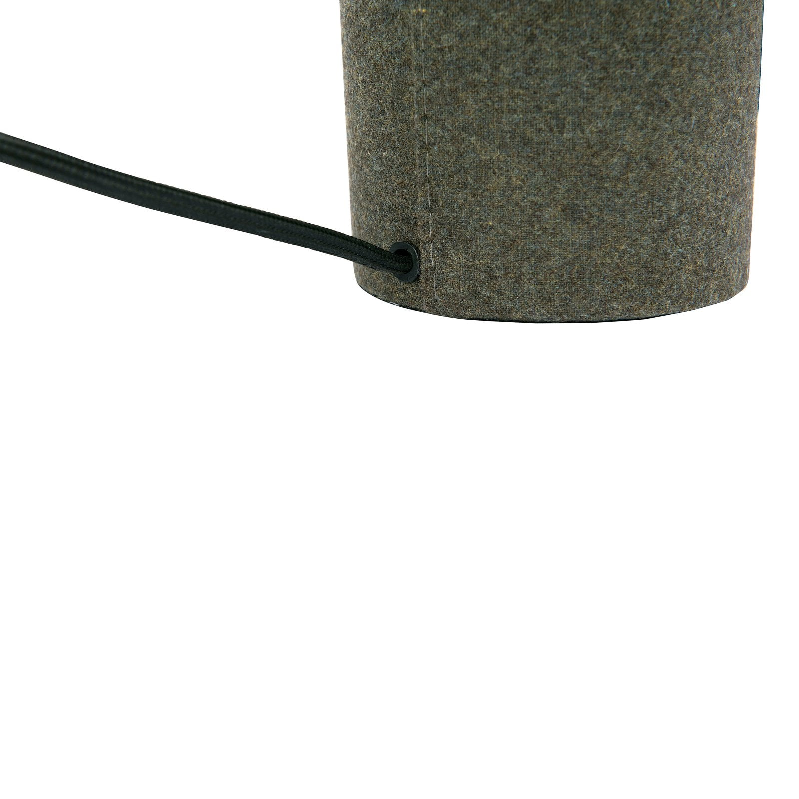 Grey Wool Blend Table Lamp by Sprinkle & Bloom