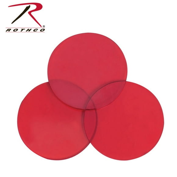 Rothco D-Cell Angle Lampe de Poche Lentilles Rouges - Pack de 3