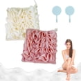thumbnail image 1 of The Leeffa esponja suave y toallita, esponja de baño 2 en 1, lufa de baño Loufee, lufa trasera para ducha, lufa de ducha con cordón – lufa de viaje (G, 2 unidades), 1 of 7