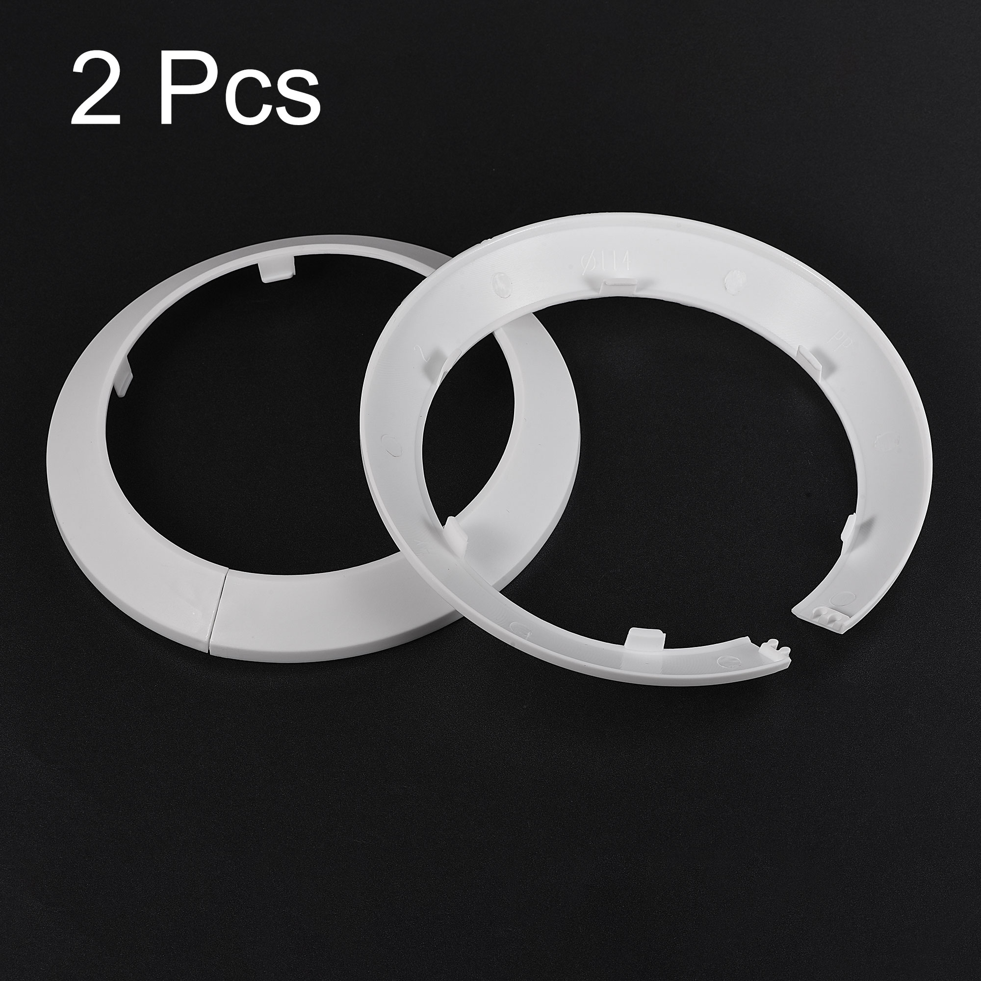 Unique Bargains Plastic Escutcheon Water Pipe Drain Cover 4.49" ID x 6.06" OD x 0.55" H